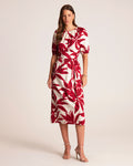 Mademoiselle Dress - Cream/Poppy - Stella Clothing
