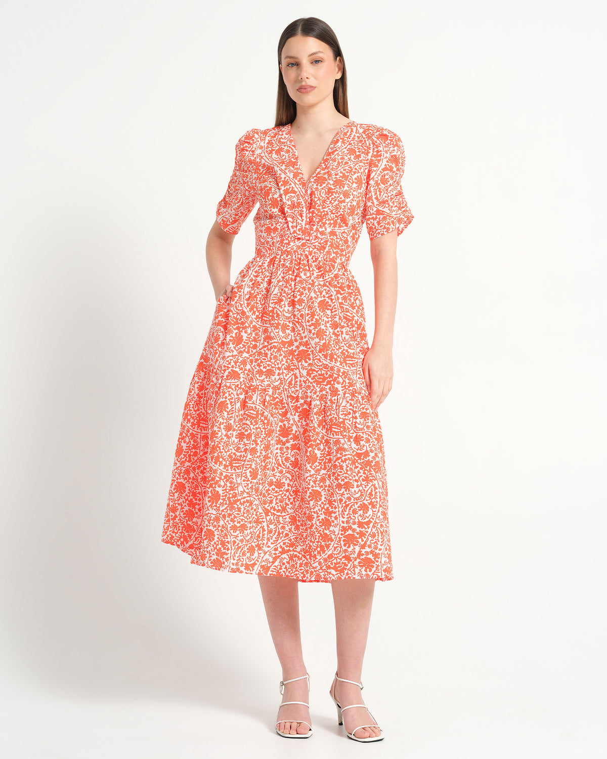 DREAMAYA DRESS - TANGERINE - Stella Clothing
