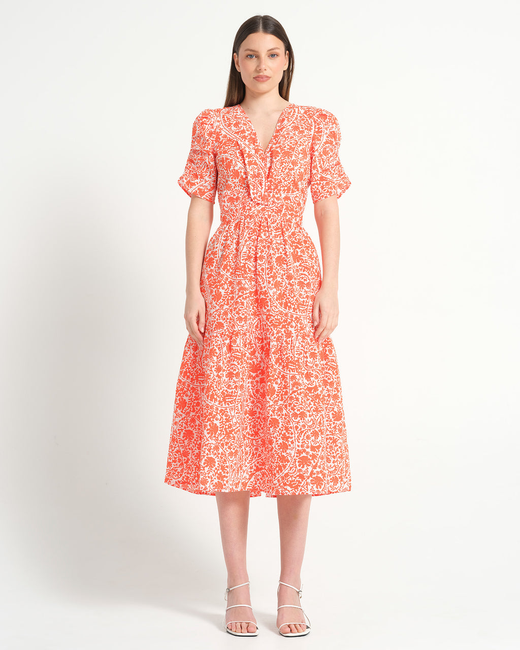 DREAMAYA DRESS - TANGERINE - Stella Clothing
