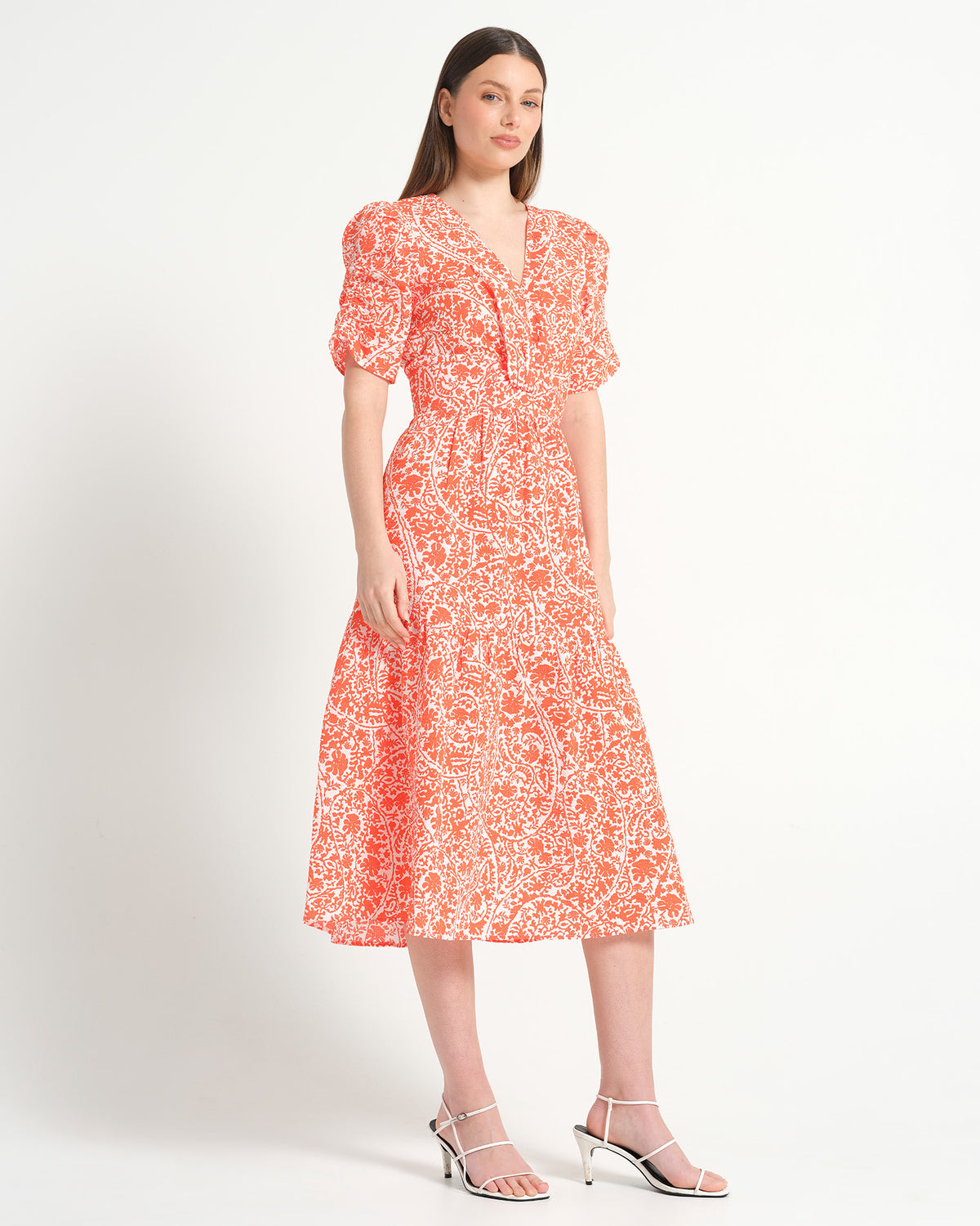 DREAMAYA DRESS - TANGERINE - Stella Clothing
