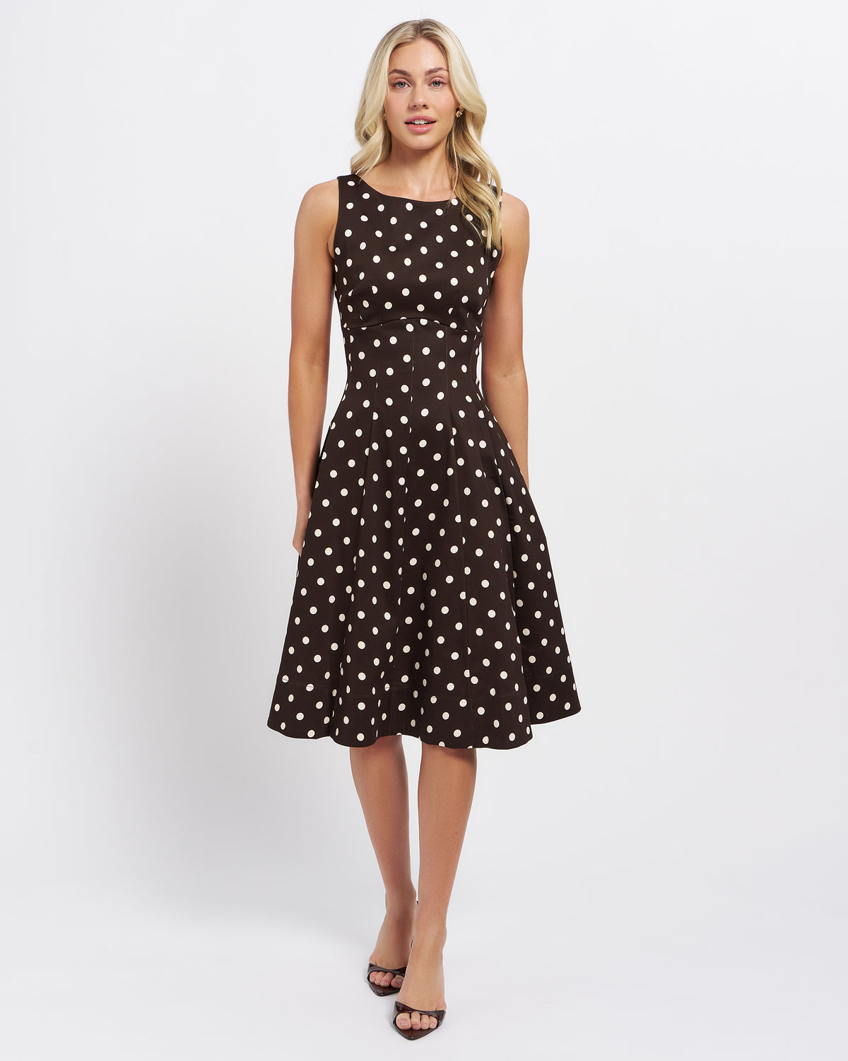 Molene Dress in Chocolate