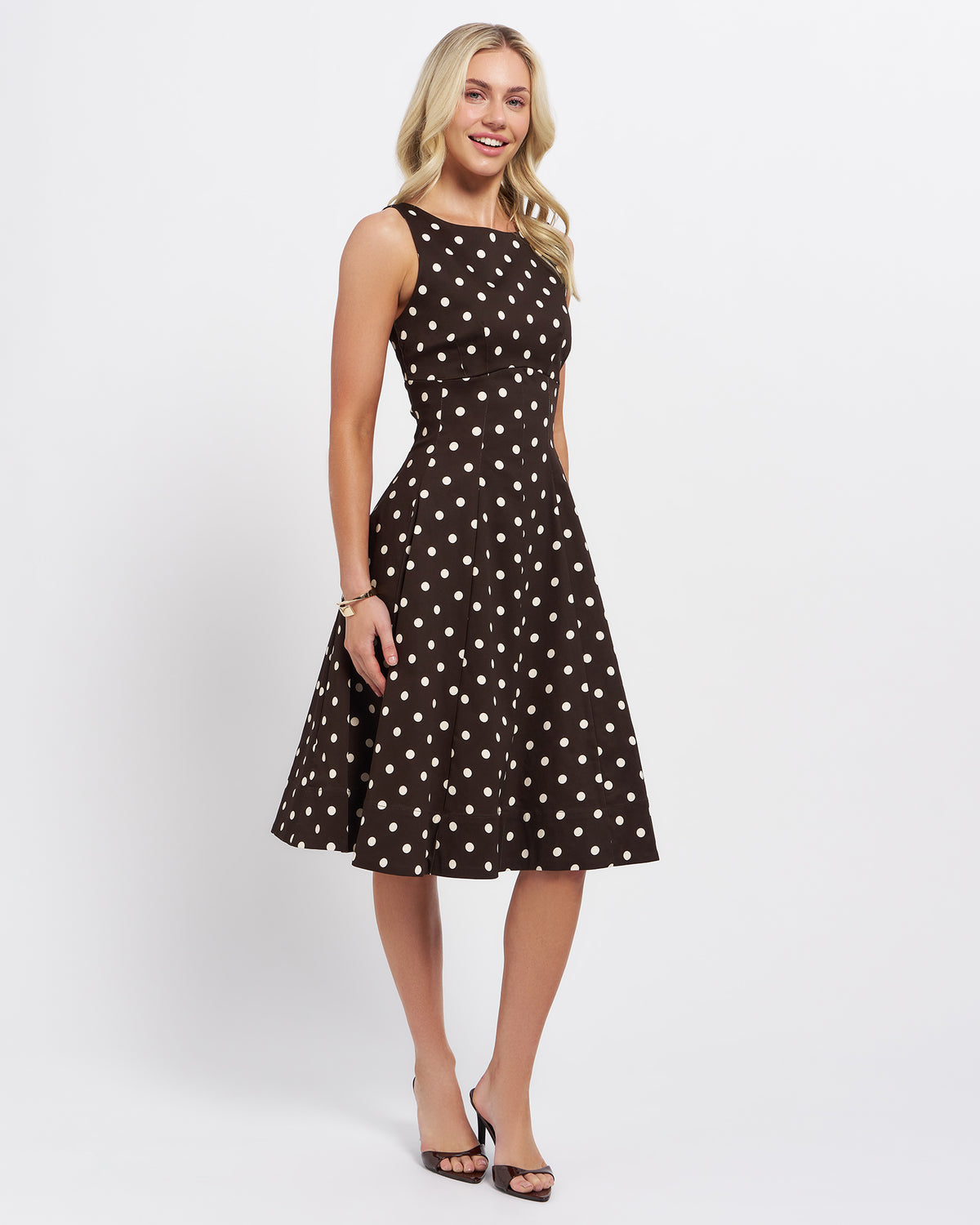 Molene Dress in Chocolate