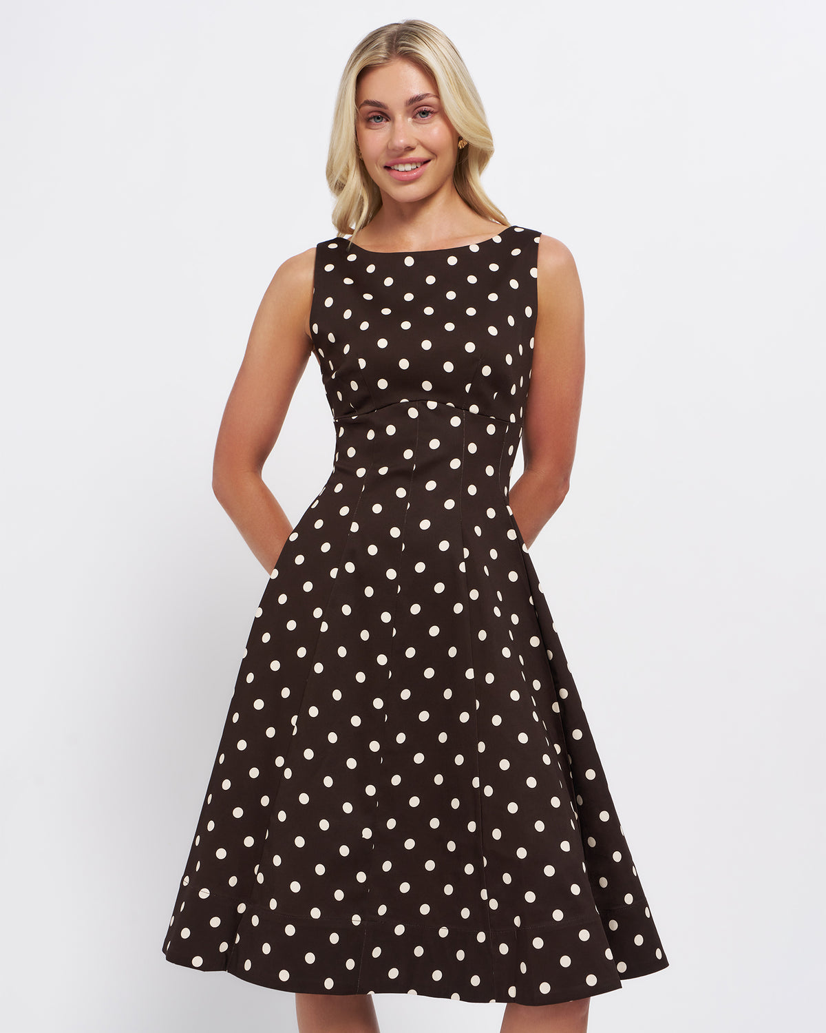 Molene Dress in Chocolate