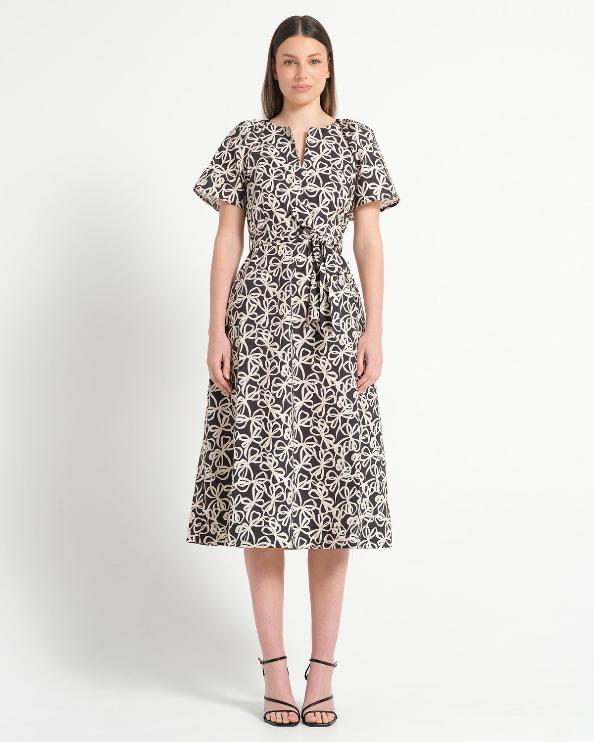 Black/Cream Cotton Dress | Women's Dresses in Australia | Stella