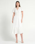 PIMELLE DRESS - MILK - Stella Clothing