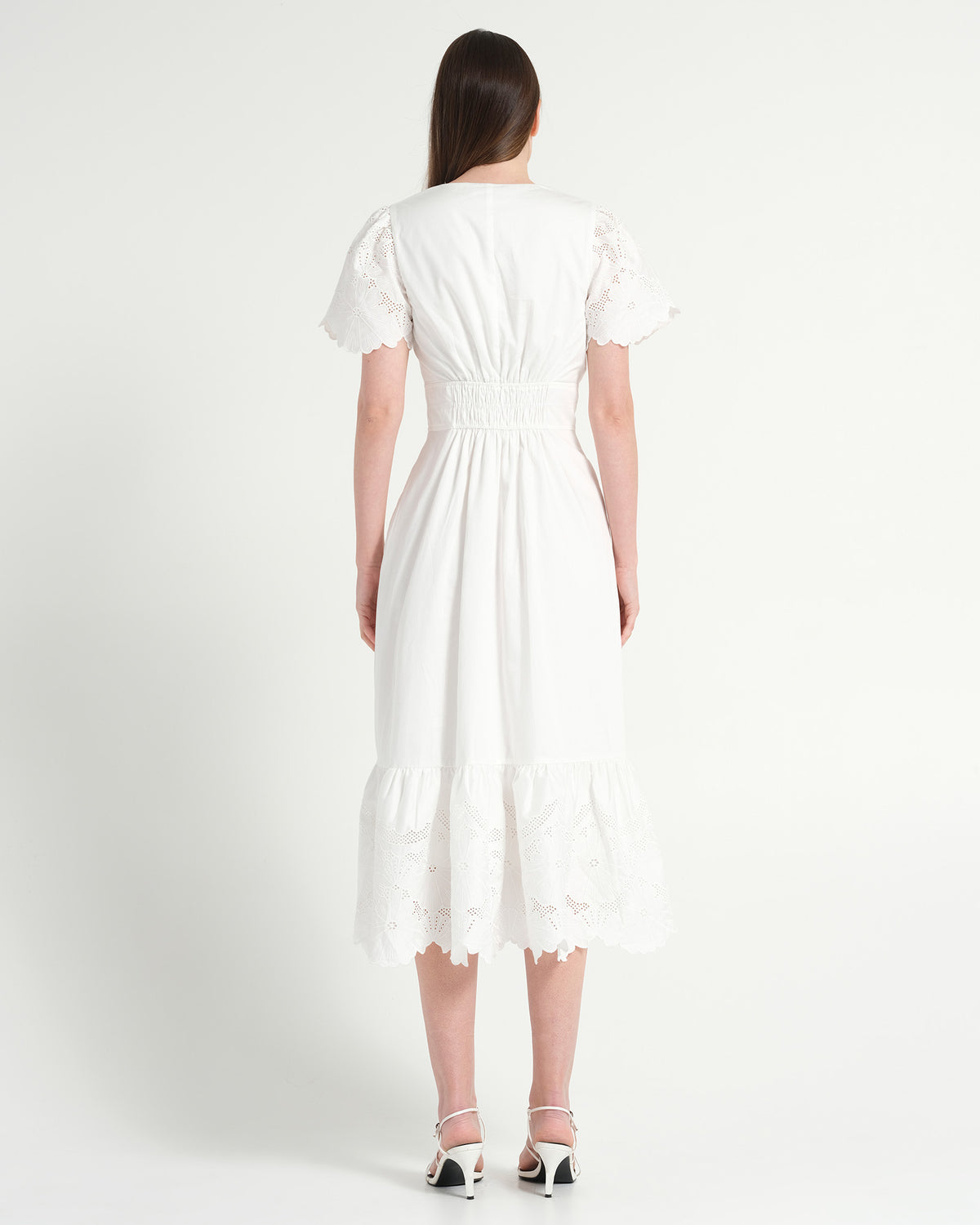 PIMELLE DRESS - MILK - Stella Clothing