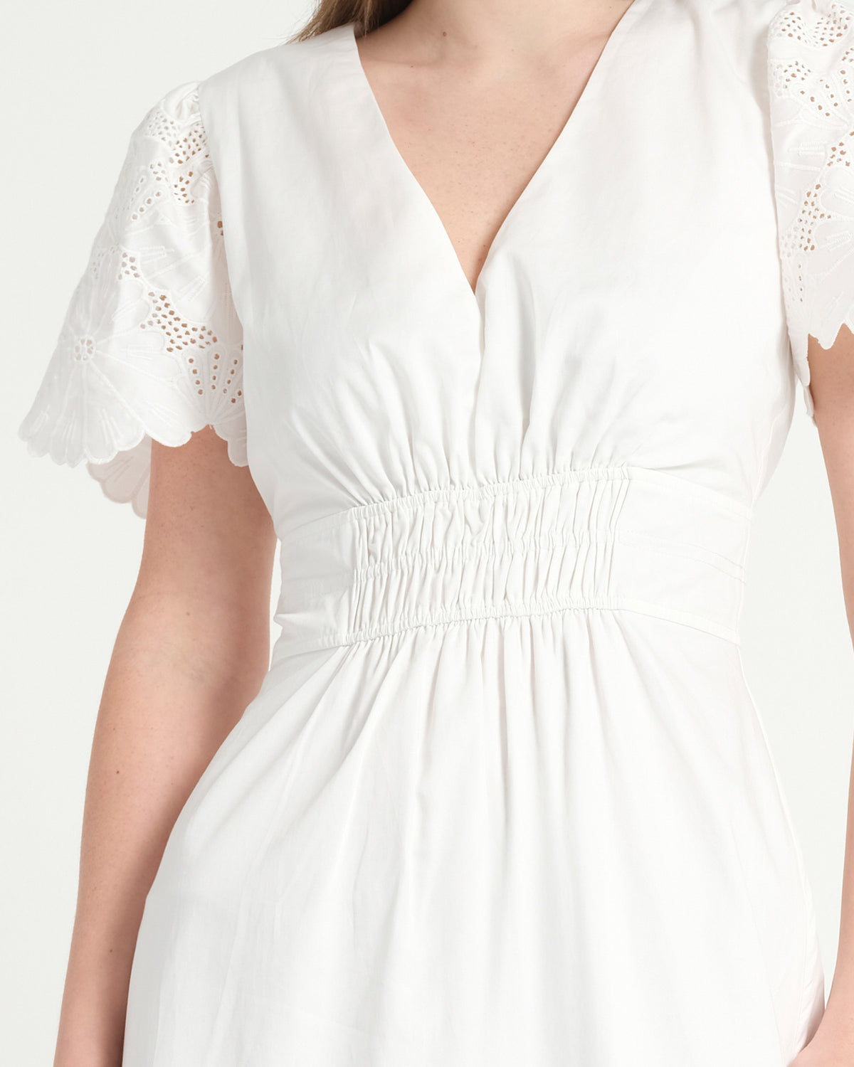 PIMELLE DRESS - MILK - Stella Clothing