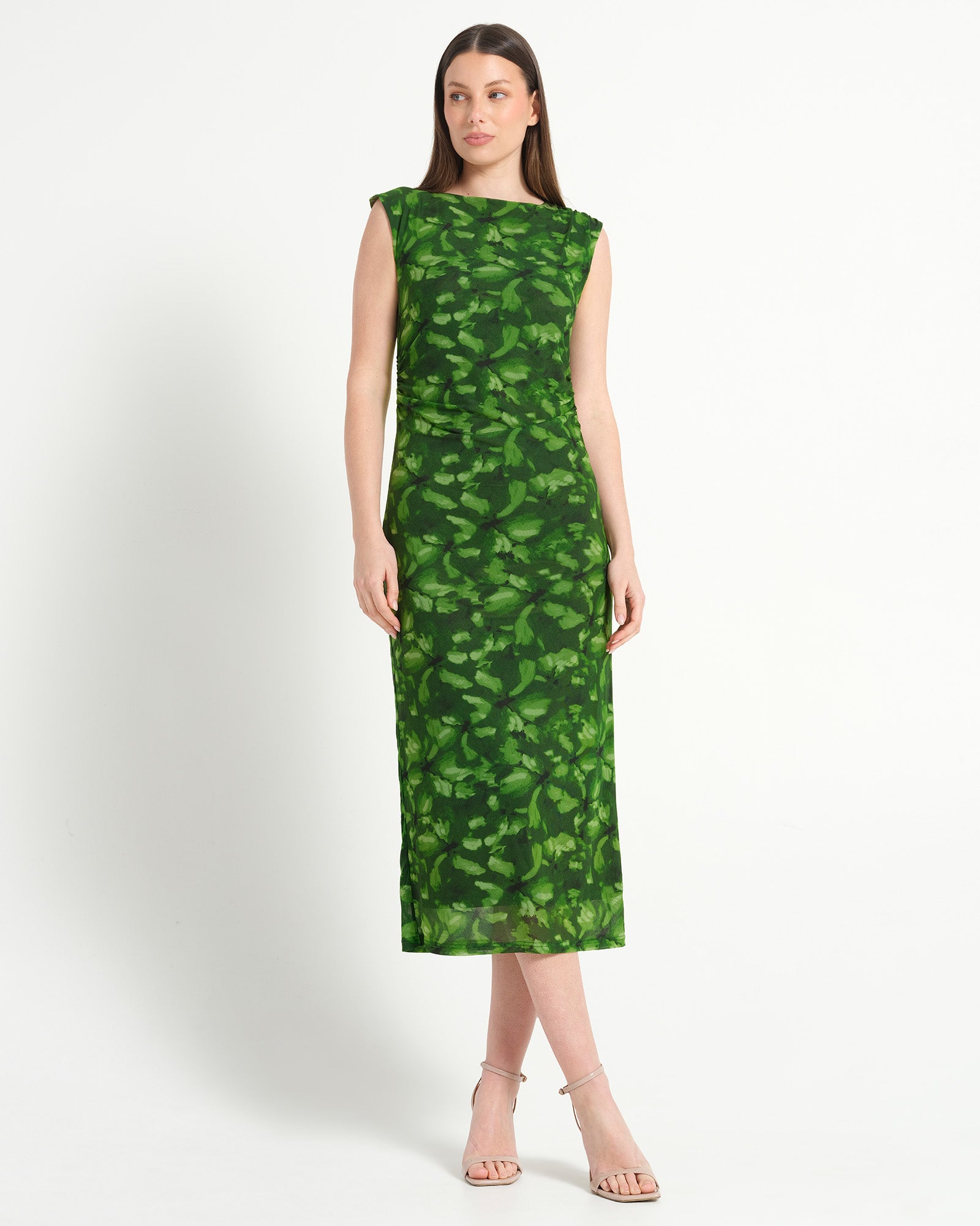 knee length dresses for ladies Kaya Midi Dress by Stella Clothing