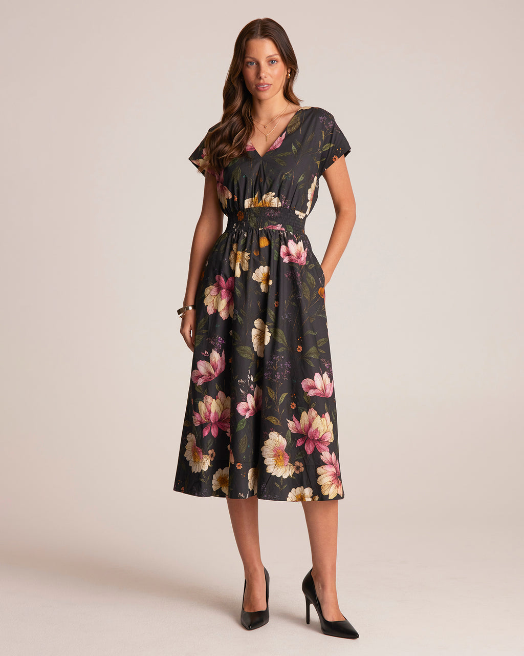 Adrielle Dress - Botanica - Stella Clothing
