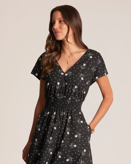 Adrielle Dress - Spot bloom - Stella Clothing