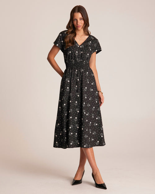 Adrielle Dress - Spot bloom - Stella Clothing