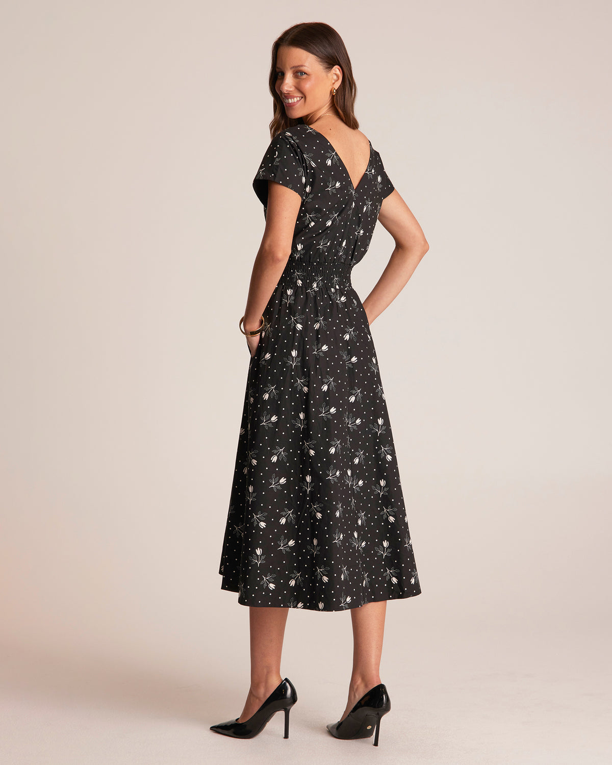 Adrielle Dress - Spot bloom - Stella Clothing