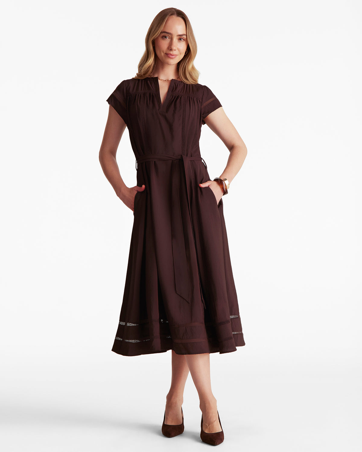 Bonnie Dress in Chocolate