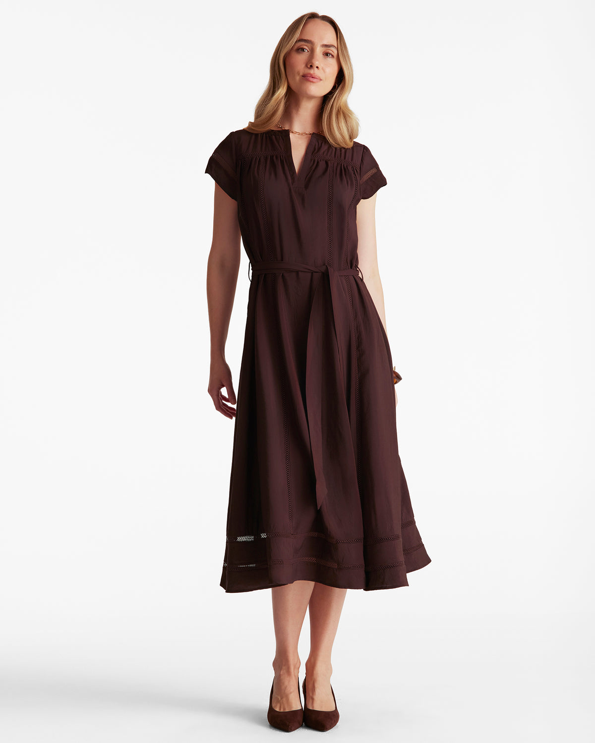 Bonnie Dress in Chocolate