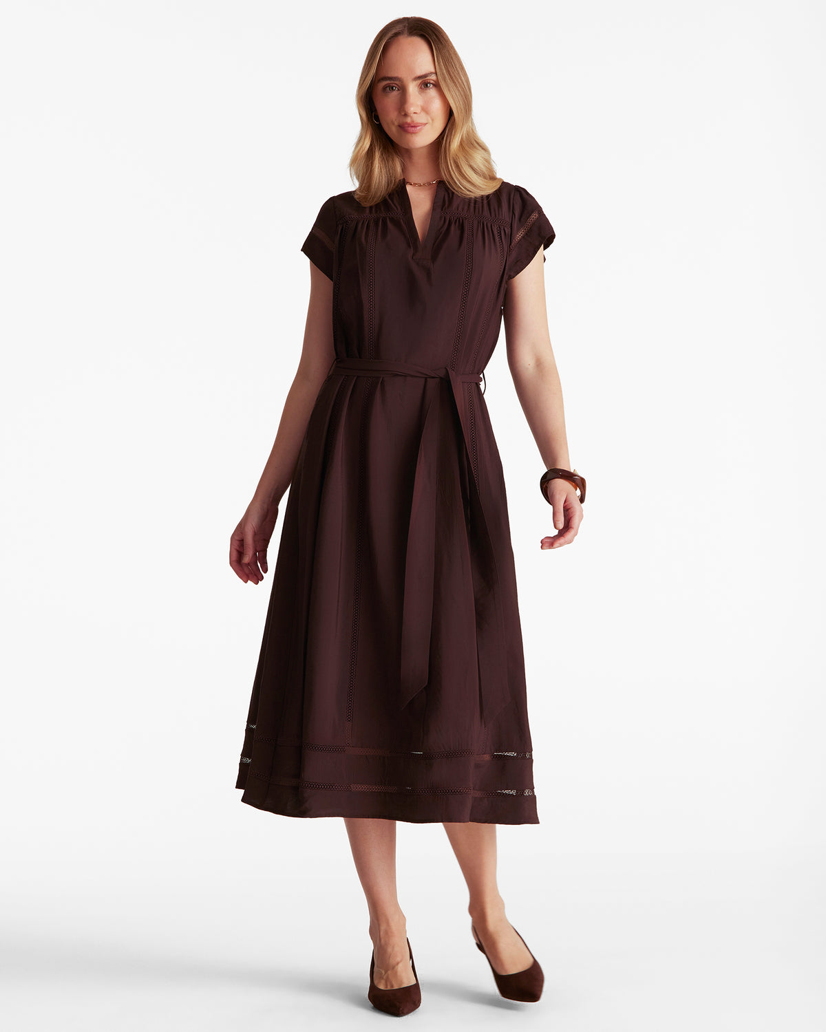 Bonnie Dress in Chocolate