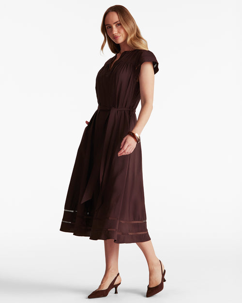 Bonnie Dress in Chocolate