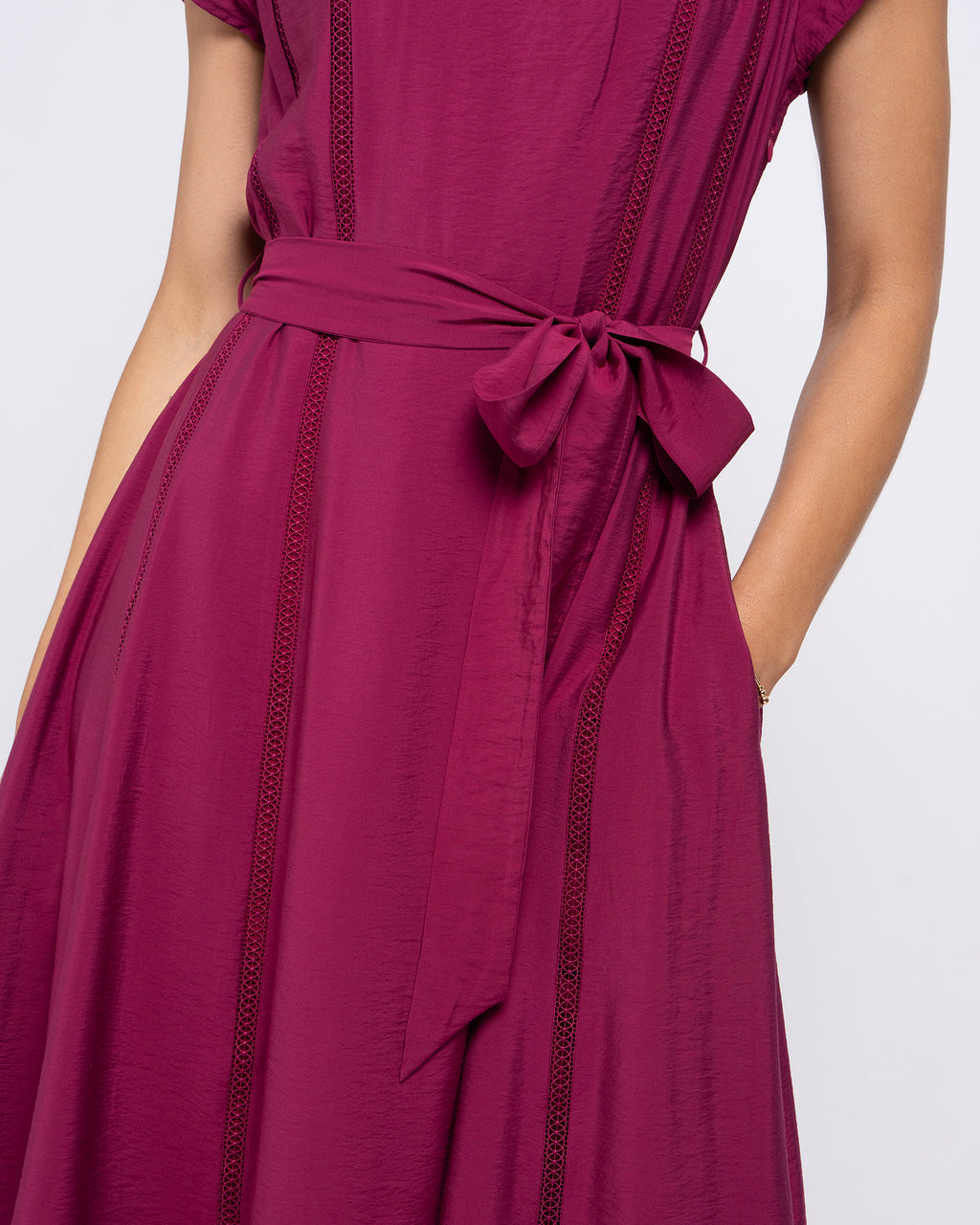 Bonnie Dress in Carmine