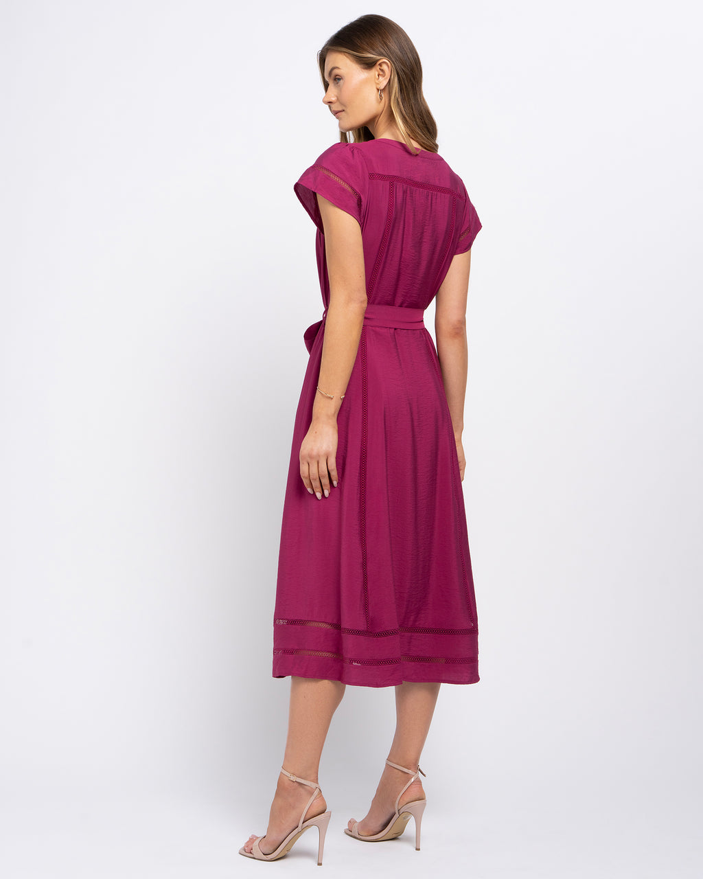 Bonnie Dress in Carmine