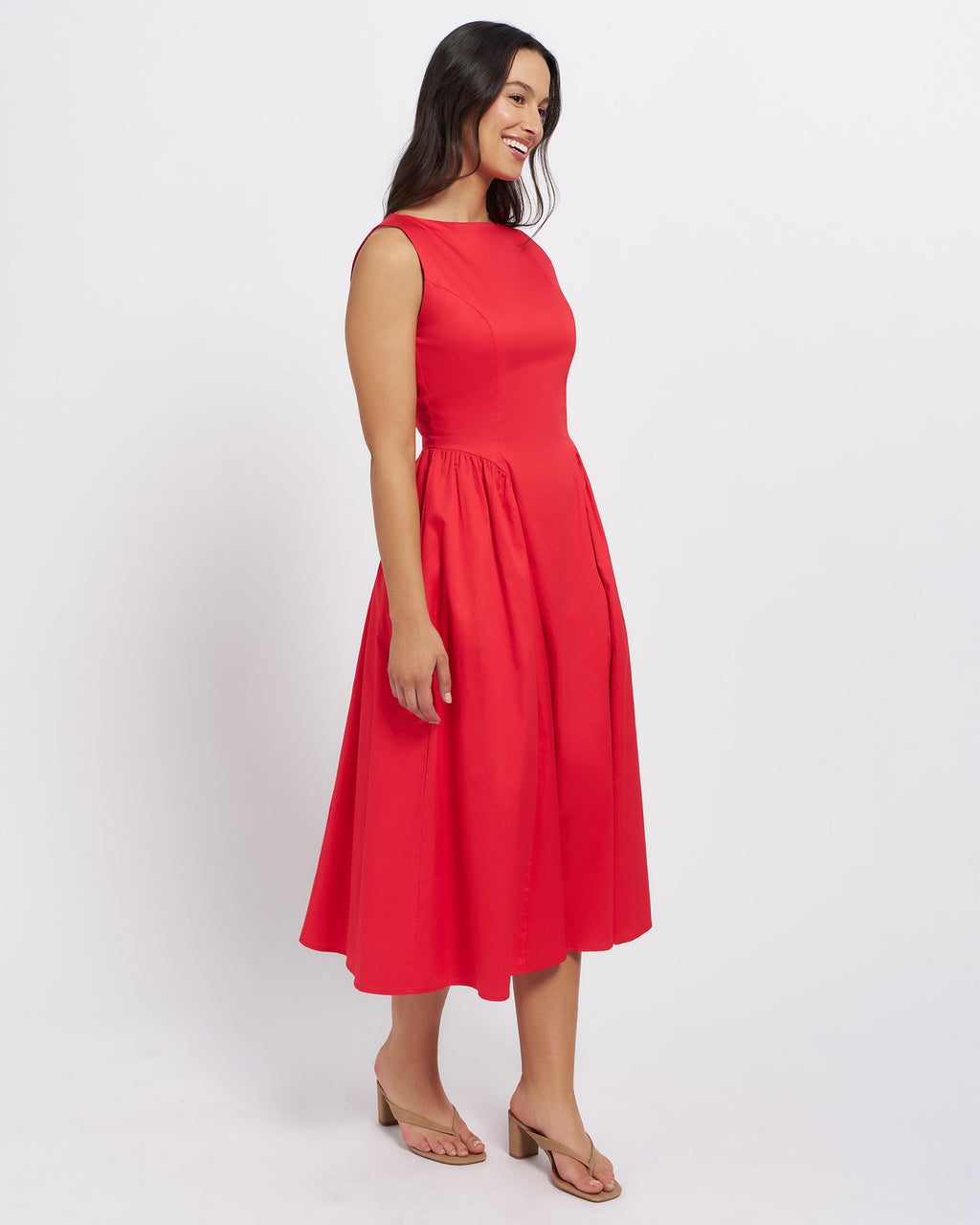 Stella Women's Tammy Midi Dress - Cherry