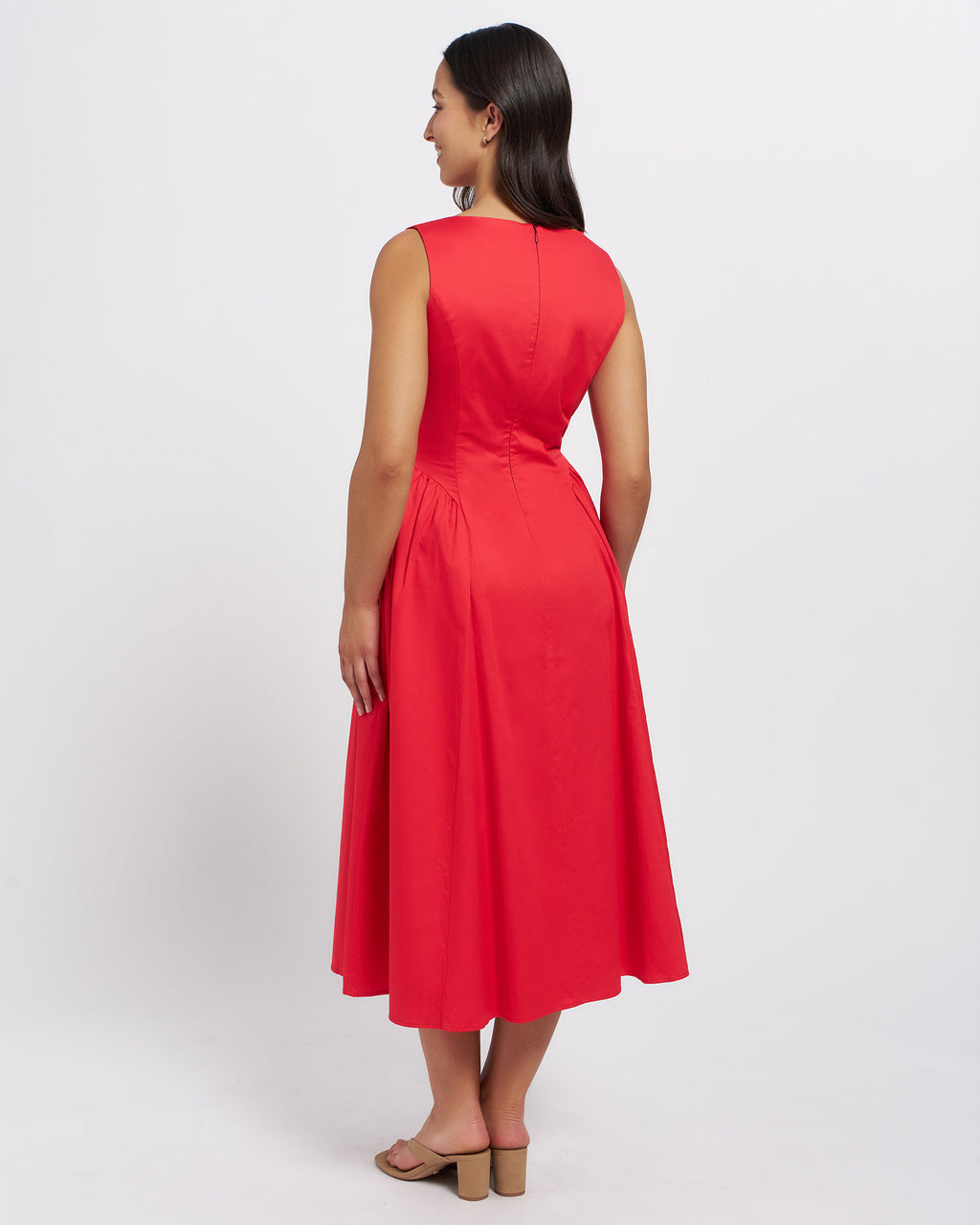Stella Women's Tammy Midi Dress - Cherry