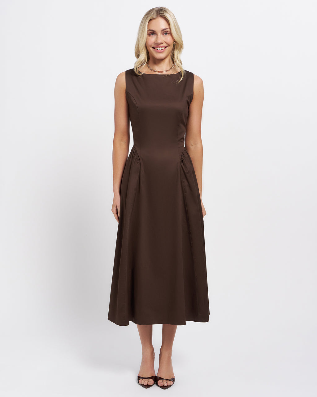 Tammy Dress in Chocolate