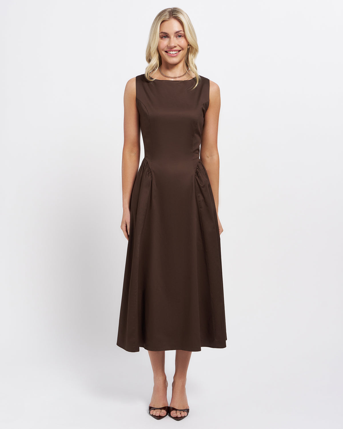 Tammy Dress in Chocolate