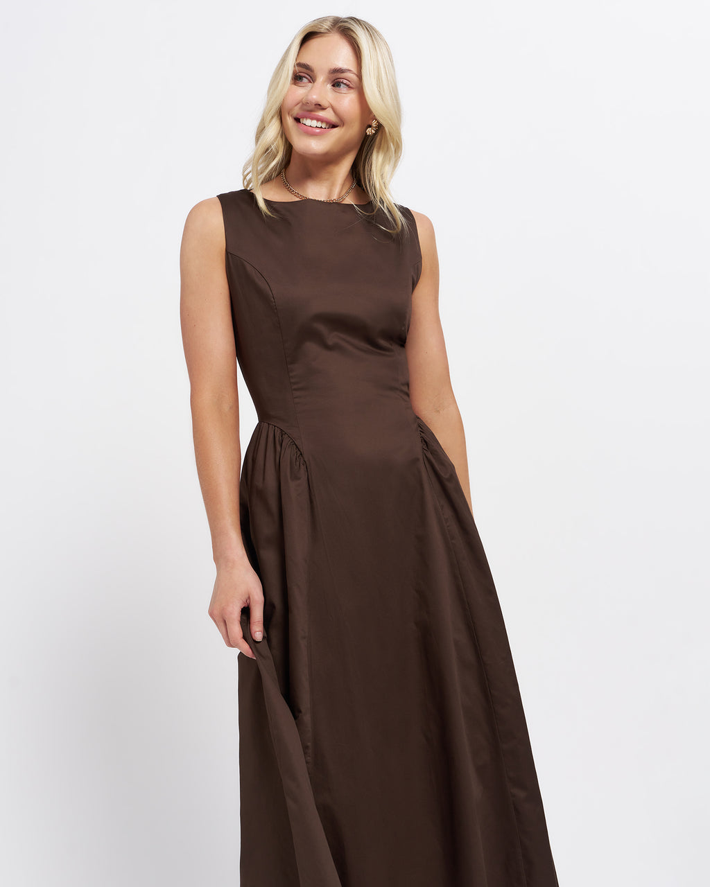 Tammy Dress in Chocolate