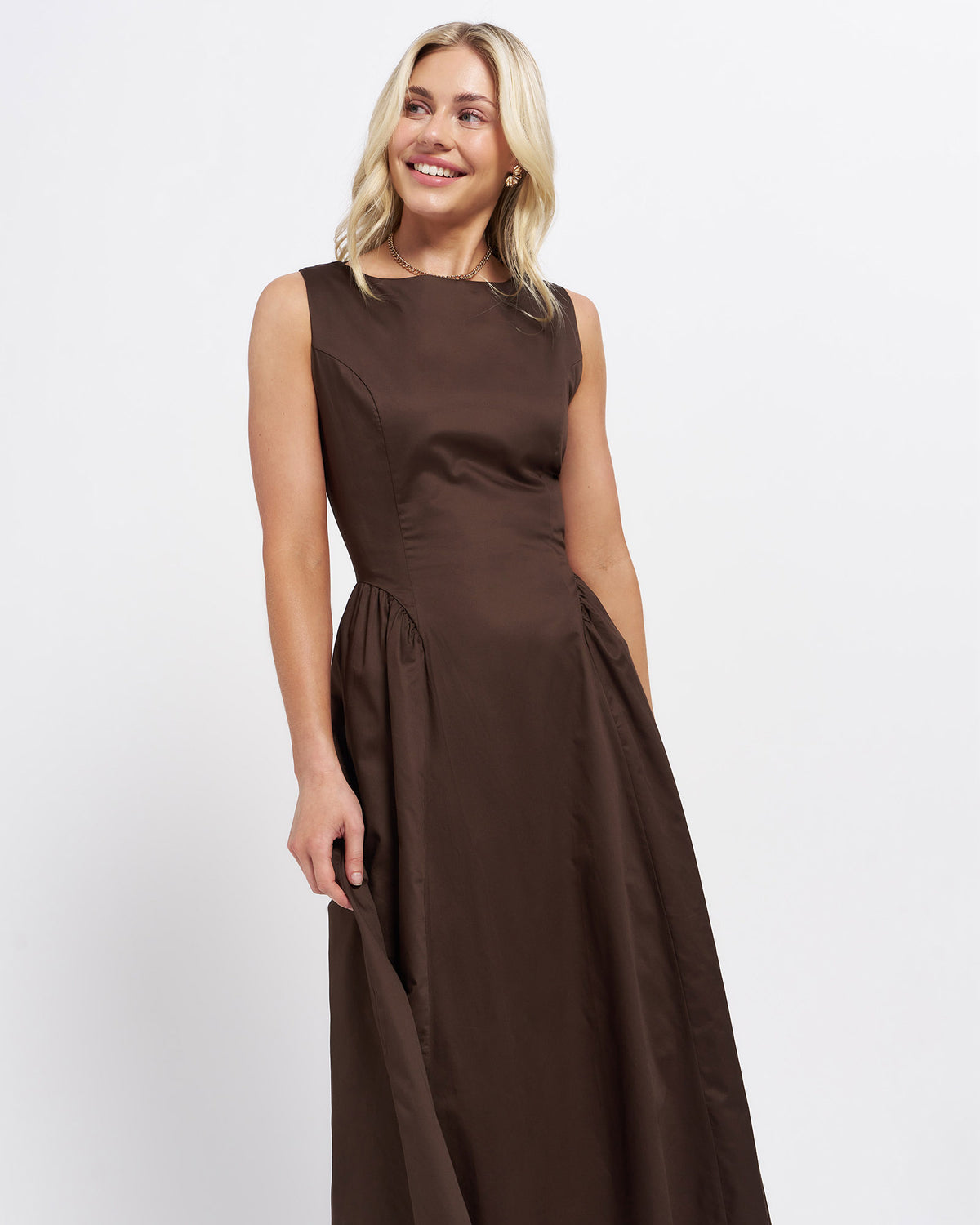 Tammy Dress in Chocolate