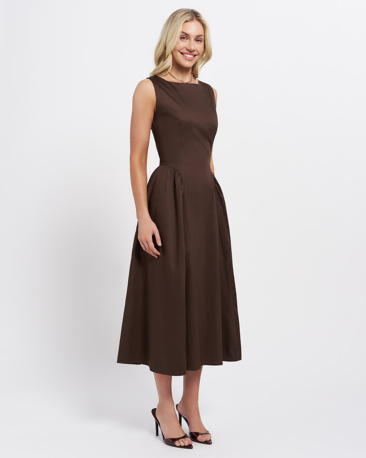 Tammy Dress in Chocolate