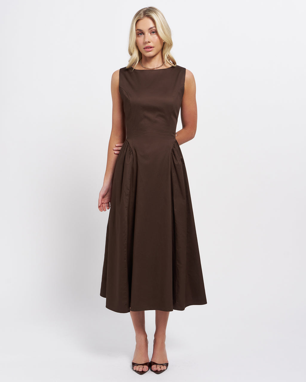 Tammy Dress in Chocolate