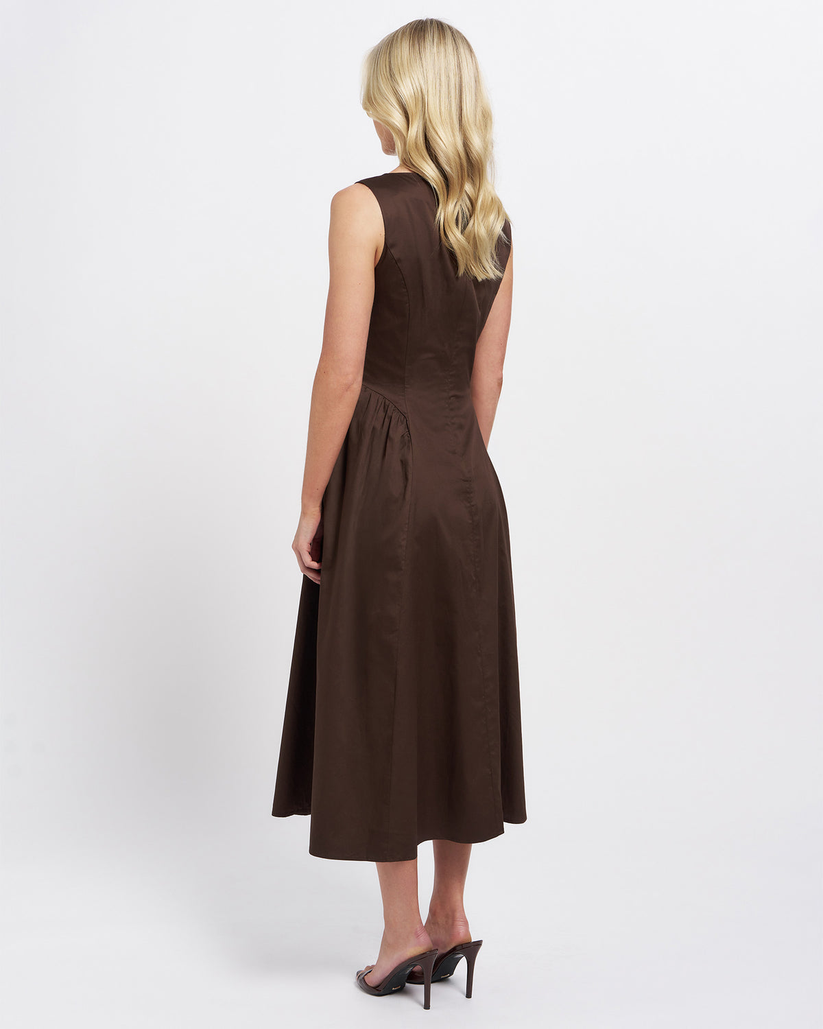 Stella Women's Tammy Midi Dress - Chocolate