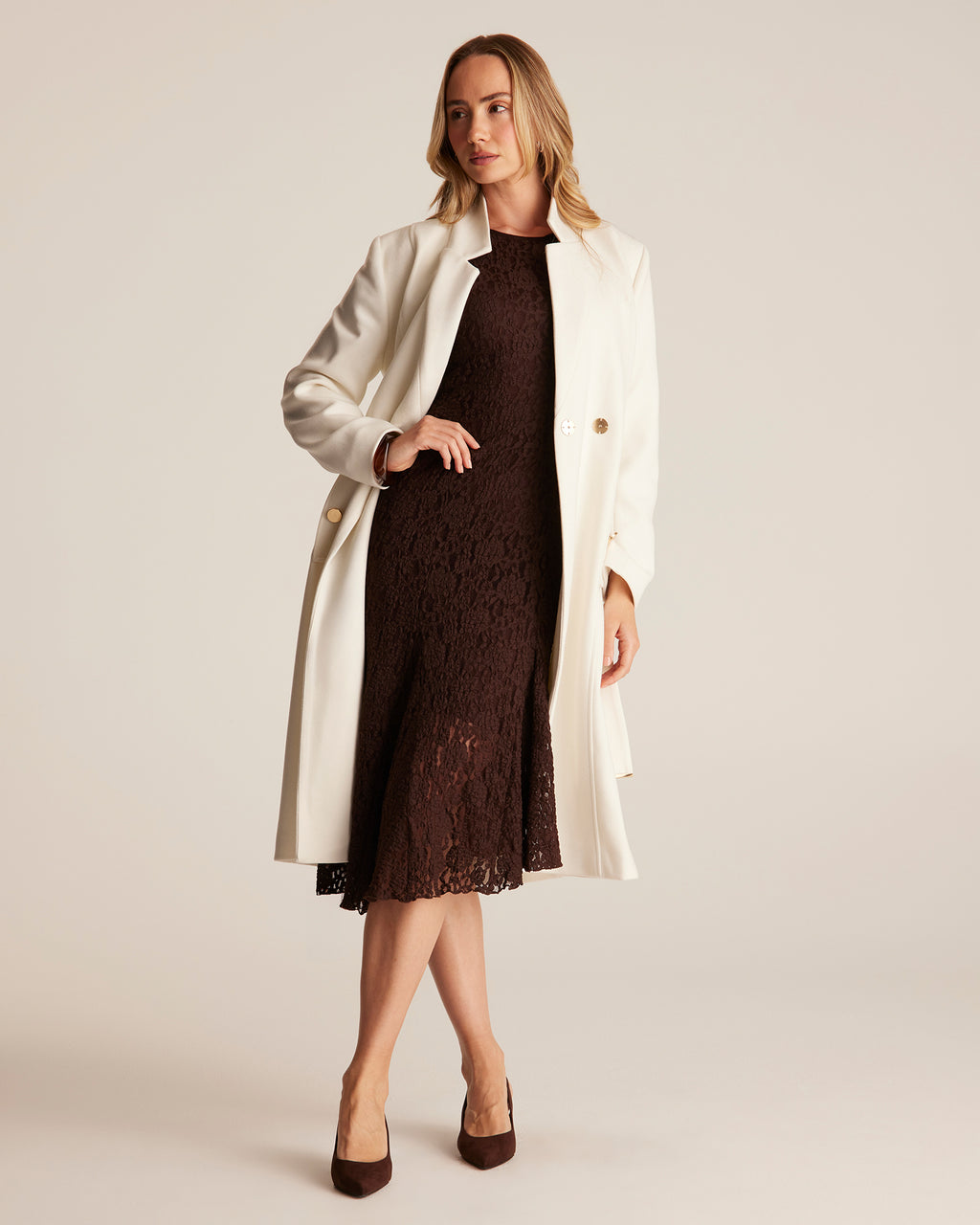 Norway Coat - Rice - Stella Clothing