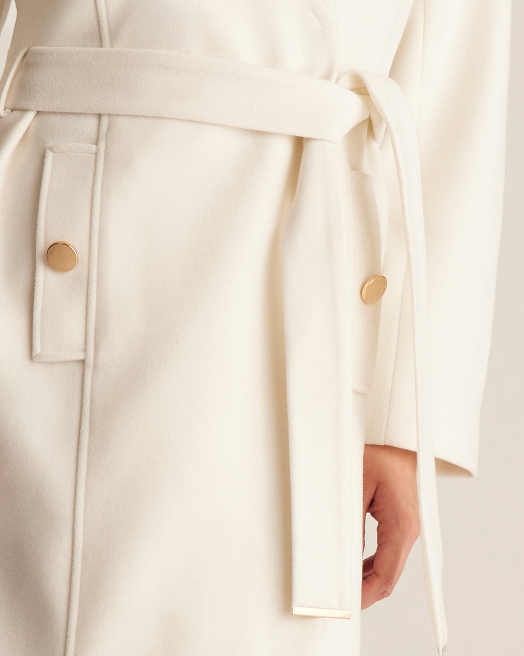 Norway Coat - Rice - Stella Clothing