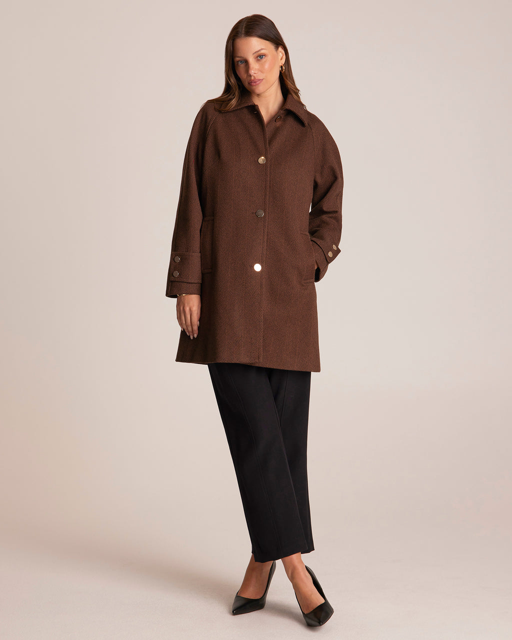 Flicker Coat - Espresso - Stella Clothing
