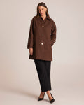Flicker Coat - Espresso - Stella Clothing