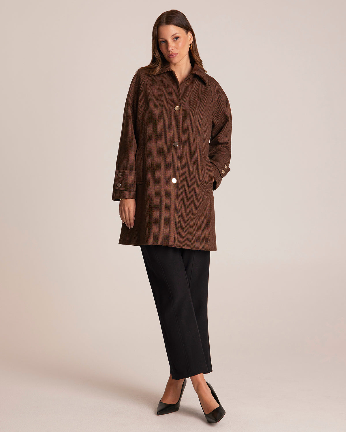 Flicker Coat - Espresso - Stella Clothing