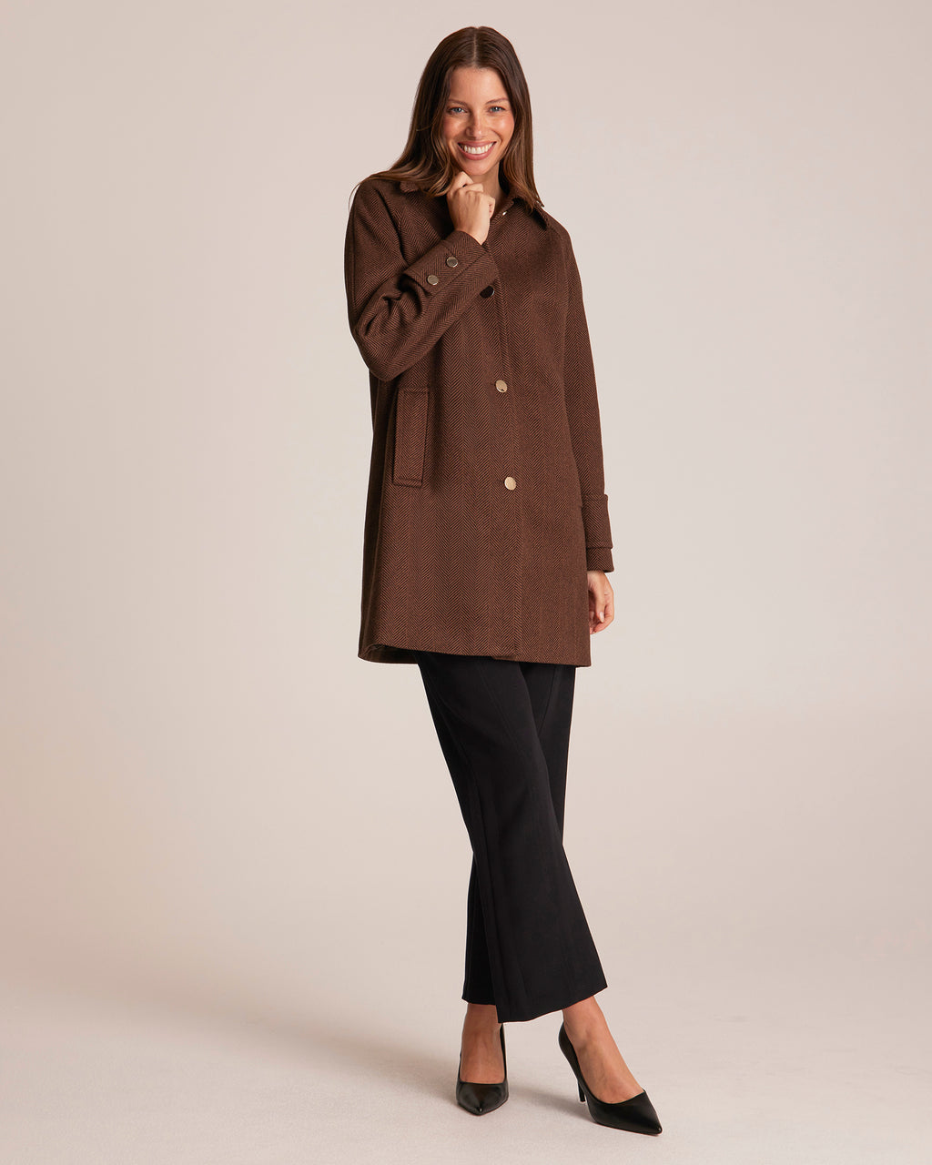 Flicker Coat - Espresso - Stella Clothing