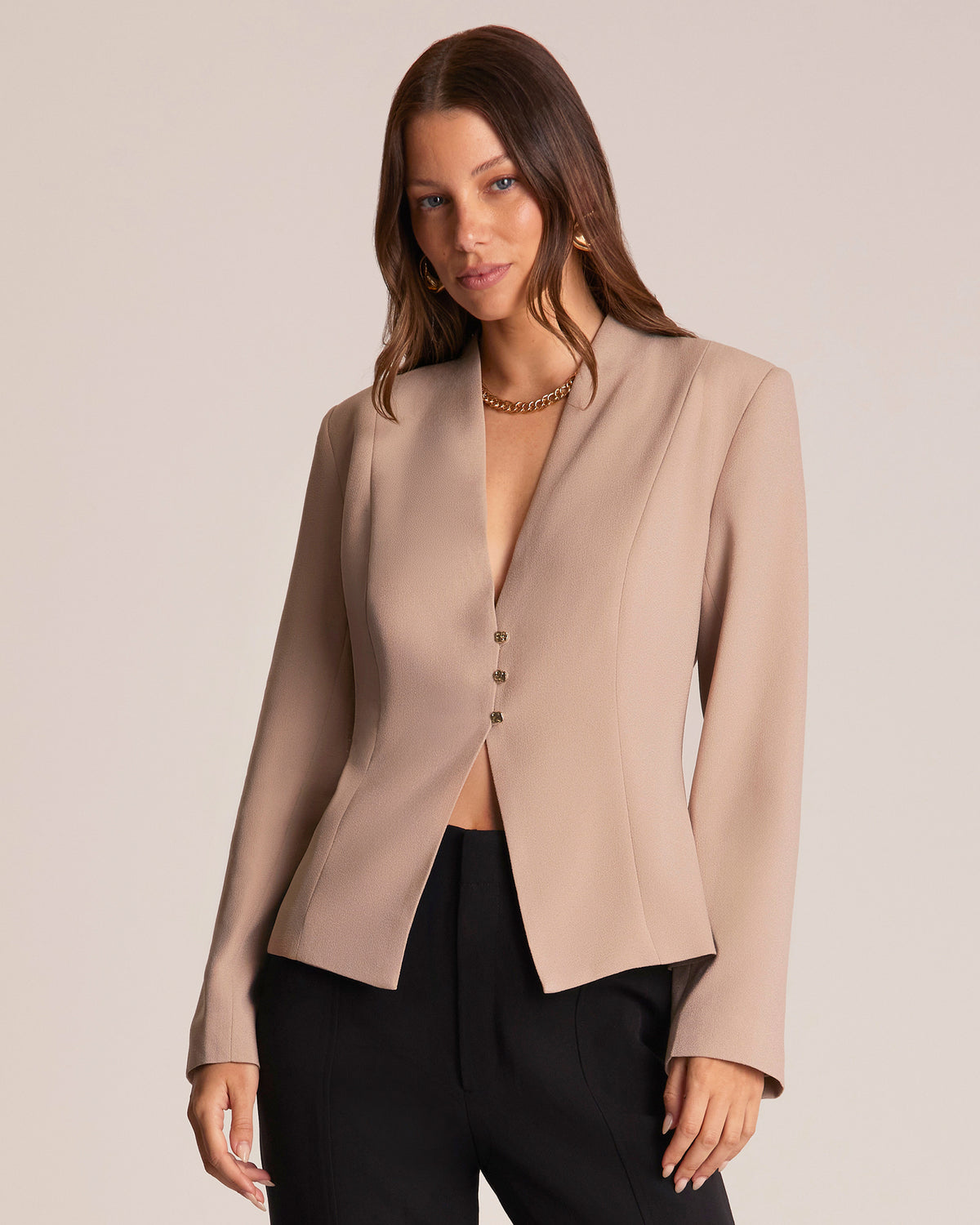 Sia Jacket - Latte - Stella Clothing
