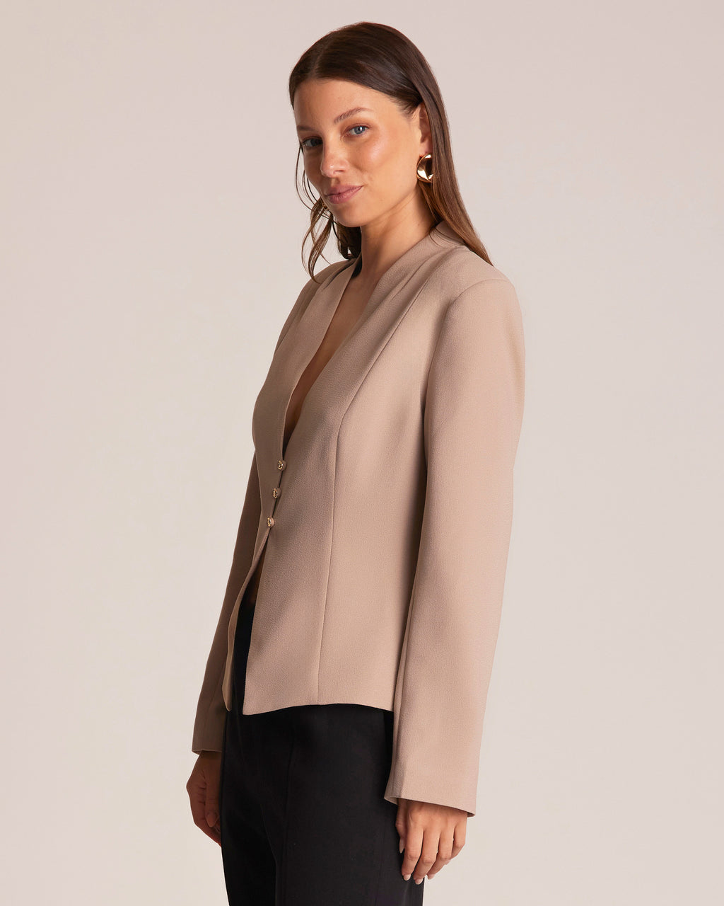 Sia Jacket - Latte - Stella Clothing
