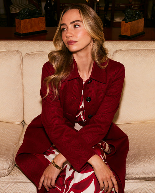 Floa Coat - Poppy - Stella Clothing

