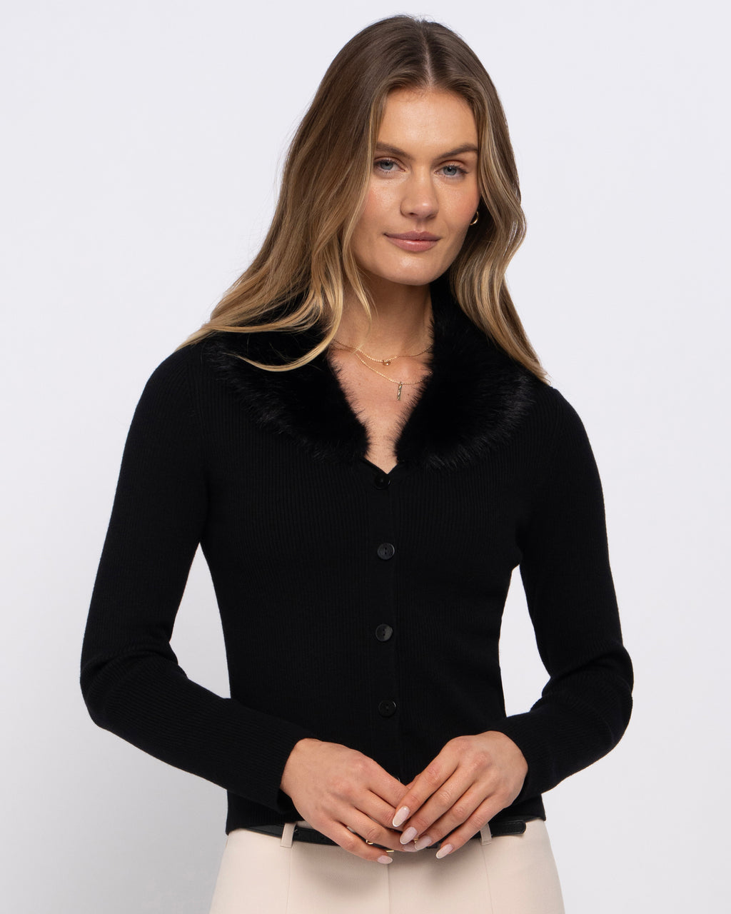 Stella Women's Feya Knit Top - Black