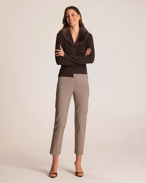 Lisa Pant - Mocha/Milk - Stella Clothing