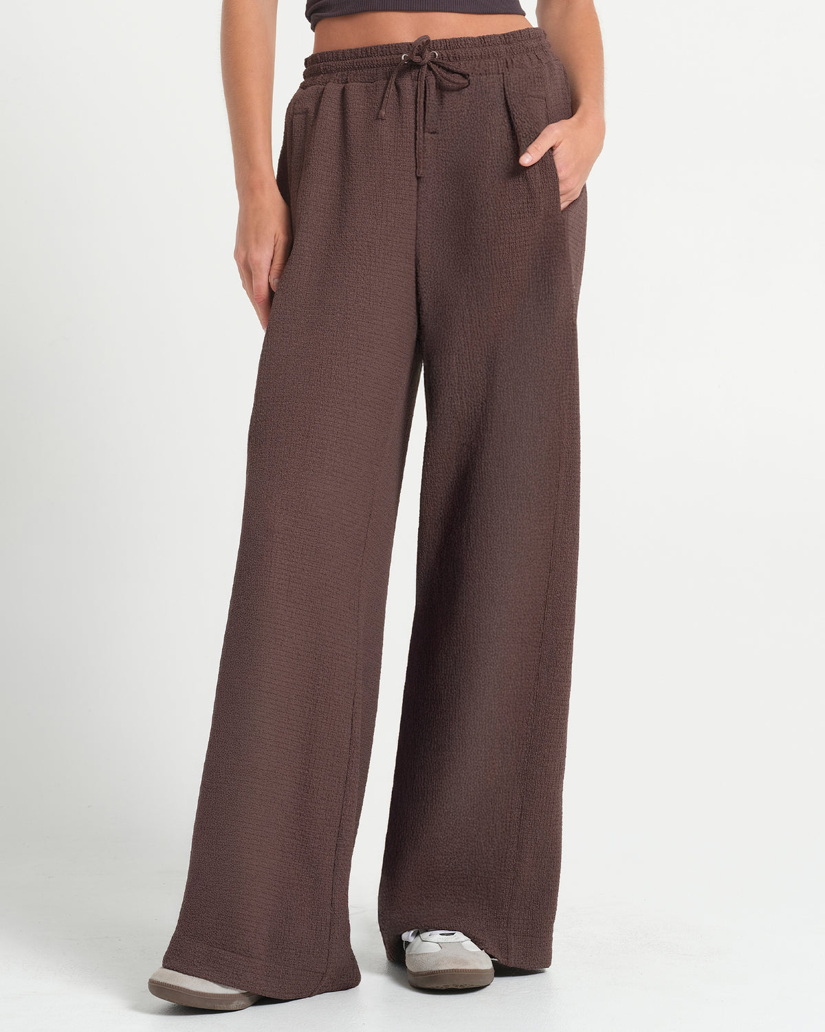 Khady Pant - Choc - Stella Clothing
