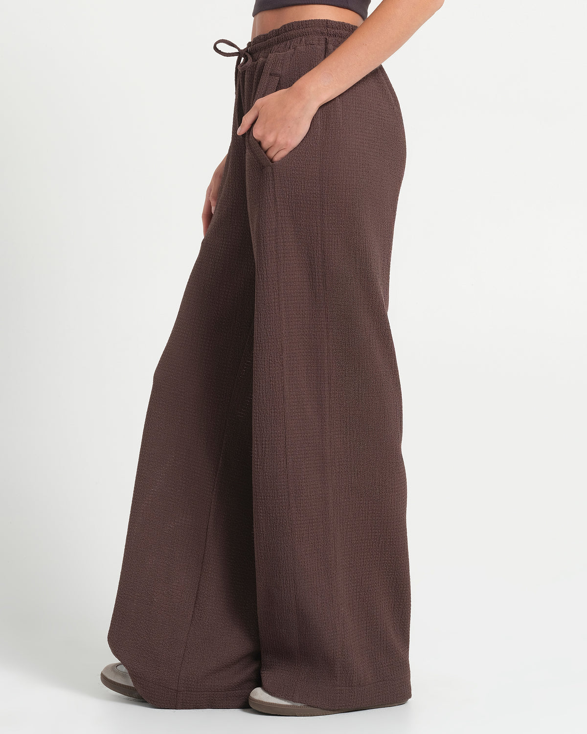 Khady Pant - Choc - Stella Clothing
