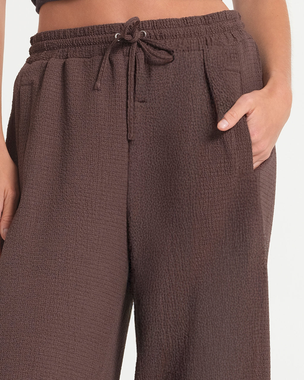 Khady Pant - Choc - Stella Clothing
