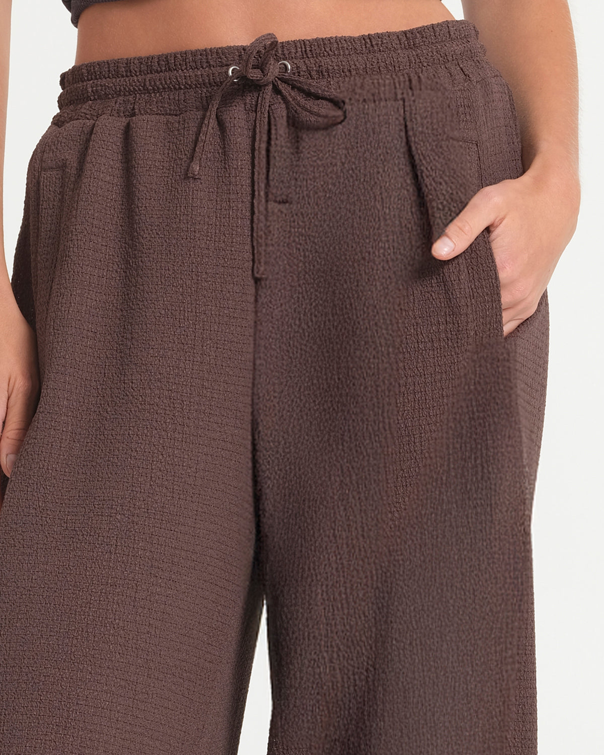 Khady Pant - Choc - Stella Clothing

