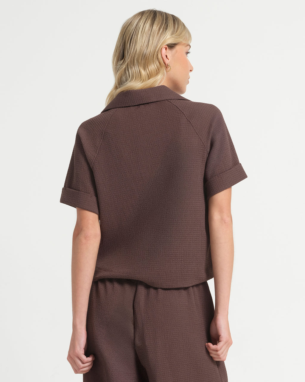 Khady Top - Choc - Stella Clothing
