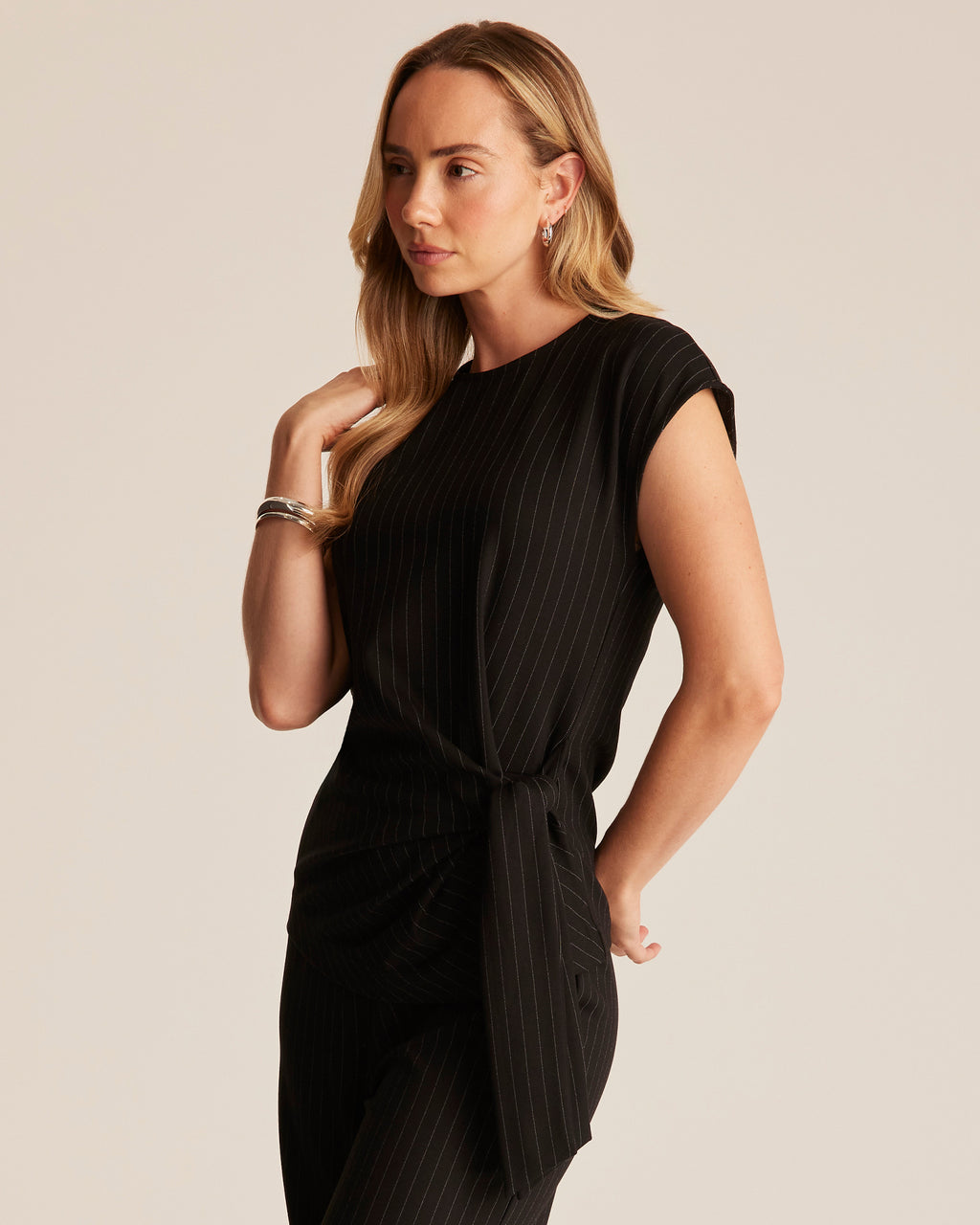 Nina Top - Black Stripe - Stella Clothing
