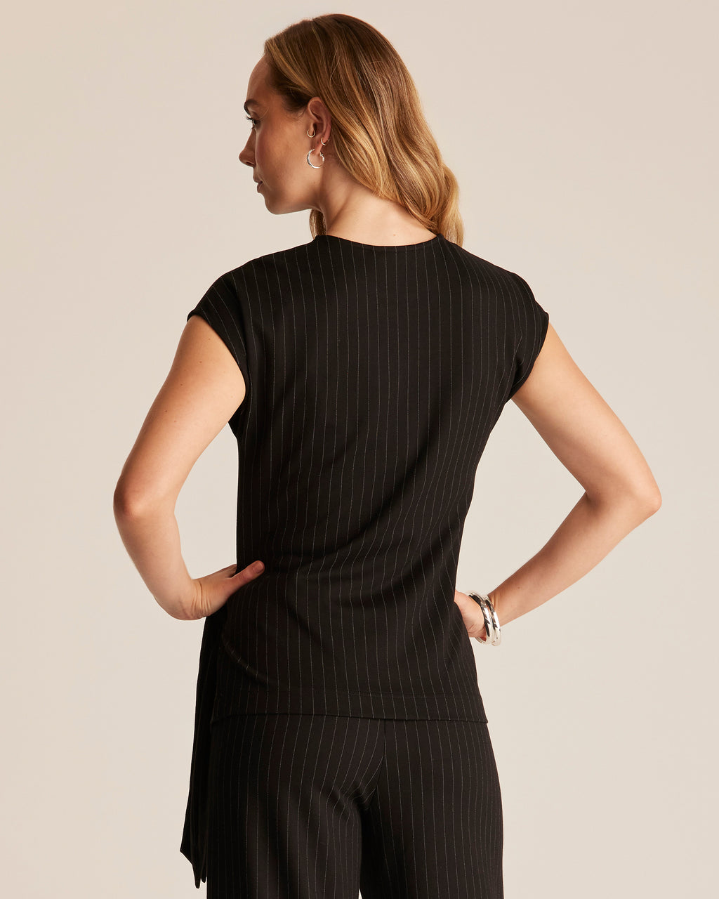 Nina Top - Black Stripe - Stella Clothing
