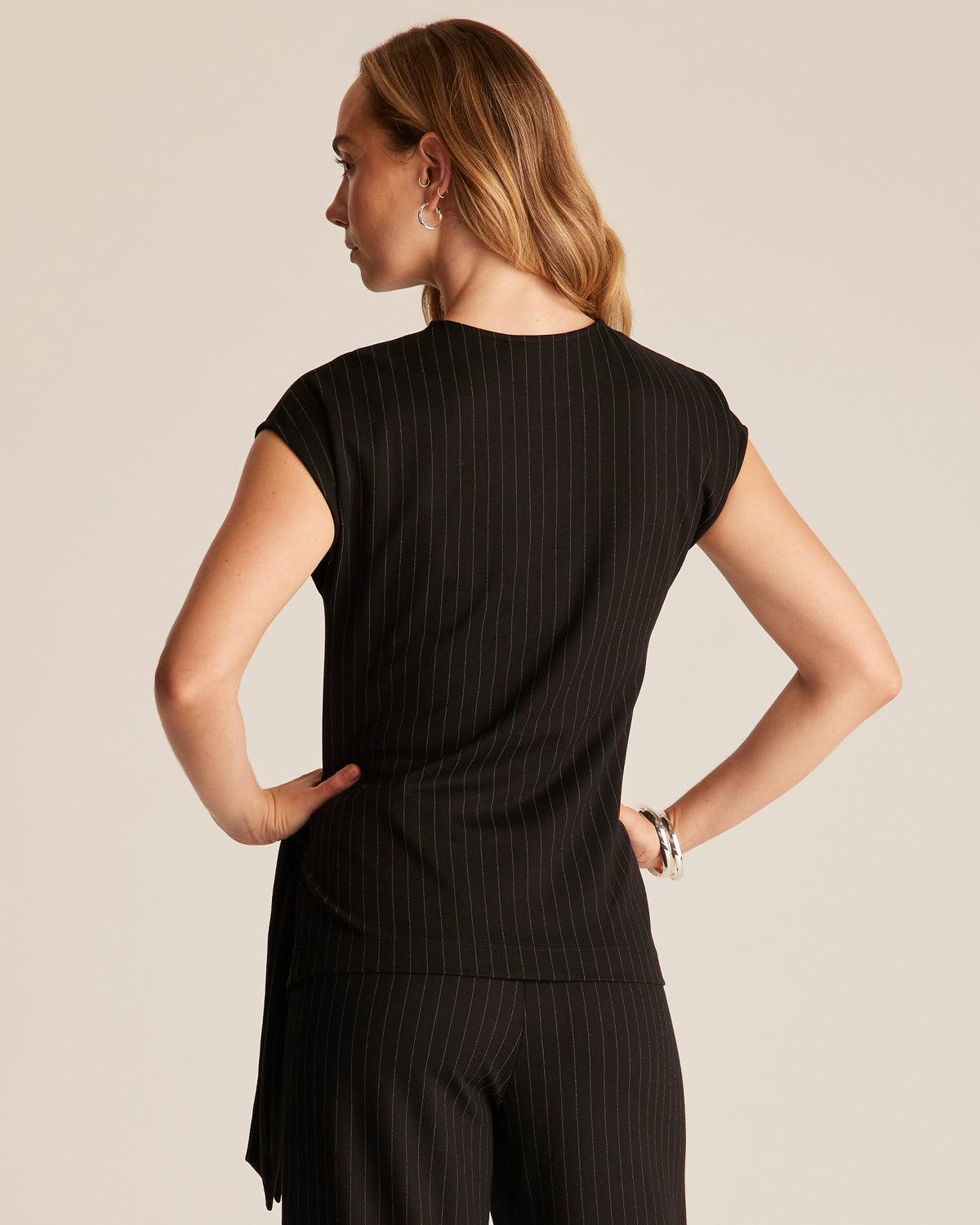 Nina Top - Black Stripe - Stella Clothing
